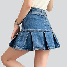 Dive into summer with our 2023 Summer Collection Skater Denim Skirt with Belt! With its mid-waist. stonewashed. street-vibe design and a unique zipper & button closure. this skirt is the perfect blend of contemporary fashion and nostalgic grunge.Key Highlights: Grunge Galore: Inspired by the iconic '90s grunge movement. this skirt exudes an effortlessly cool attitude. Distinctive Damaged Pattern: Expertly crafted wear and tear. capturing a raw. unfiltered essence. Sleek Slim Fit: Designed to hug Trendy Non-stretch Mid-rise Mini Skirt, Non-stretch Denim Skirt For Summer, High Waist Non-stretch Denim Skirt, Summer Non-stretch Denim Skirt, Summer Stretch Denim Skirt, Trendy Mid-rise Denim Blue Mini Skirt, Non-stretch High Waist Denim Skirt, Summer Mid-rise Denim Blue Skirt, Non-stretch Denim Mini Skirt For Summer