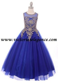 Style 5041 Royal Blue/Gold www.victoriaselegance.com Royal Fitted Dress For Quinceanera, Royal Ball Gown Quinceanera Dress, Royal Quinceanera Ball Gown Dresses, Embellished Blue Dress For Quinceanera, Royal Embellished Wedding Dress, Embroidered Fitted Gown For Pageant, Fitted Embroidered Dresses For Pageants, Fitted Embroidered Dress For Pageants, Embroidered Fitted Dress For Pageant