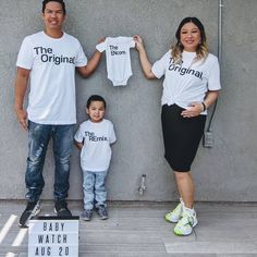 Pregnancy Announcement Shirts. The Original The Remix The Encore® White shirts, Unisex sizing. Women may choose to size down. Please check sizing chart before ordering. How to order: Choose Size & Design to add to cart. Note* 3/6m & 6/12m are Baby Bodysuit The Original, The REmix, The ENcore® is a trademark of KaAn's Designs, LLC. Copyright © 2015. Pregnancy Announcement Family, Summer Pullover, Sibling Gifts, Mic Drop, Pregnancy Announcement Shirt, Girl Dad, Bachelorette Party Gifts, Tie Dye Sweatshirt, Mom Sweatshirt