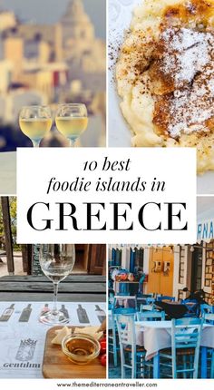 the best food and drinks in greece