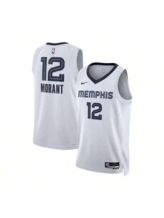 Capture your team's distinct identity in a new and innovative design when you grab this Ja Morant Memphis Grizzlies Icon Swingman jersey. Directly inspired by Nike's Authentic jersey, it features classic trims and graphics along with Nike's Dri-FIT technology for added comfort. Before you head to the next Memphis Grizzlies game, grab this incredible jersey so everyone knows your fandom is on the cutting edge. 
Officially licensed 
Tagless collar 
Sleeveless 
Heat-sealed applique 
Sublimated stri Moisture-wicking Cotton Jersey For Team Events, Sports Fan Cotton Jersey With Team Logo, Breathable Cotton Jersey For Sports Events, Cotton Team Logo Jersey For Sports Season, Cotton Jersey With Team Logo For Sports Season, Cotton Sports Jersey With Team Logo, Cotton Jersey With Team Logo, Cotton Fan Apparel Jersey For Sports Events, Active Top