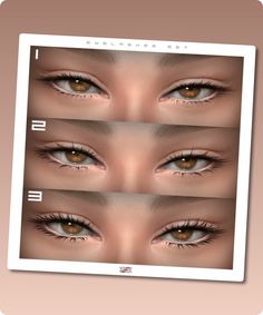 Sims 4 MakeUp CC: Stunning 3D Eyelashes by Lexel Sims Eyelashes, Sims 4 Makeup, Sims Makeup, Double Eyeliner, Makeup Cc, Eyelashes Makeup, Sims 4 Cc Makeup, Model Nails, Eyelash Sets