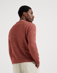 Flecked alpaca, cotton and wool sweater The combination of natural yarns and Brunello Cucinelli’s artisanal craftsmanship enriches the essential appeal of this crew-neck sweater. A blend of alpaca, cotton and wool creates a soft, airy feel, capable of enhancing the mottled texture of the knop yarn. The regular fit provides added comfort. Classic Textured Knit Crew Neck Cardigan, Classic Textured Knit Crew Neck Outerwear, Classic Wool Sweater With Textured Knit, Classic Alpaca Sweater For Winter, Relaxed Fit Cashmere Textured Knit Sweater, Relaxed Fit Cashmere Sweater With Textured Knit, Classic Crew Neck Cardigan With Relaxed Fit, Classic Relaxed Fit Crew Neck Cardigan, Cashmere Crew Neck Knit Sweater