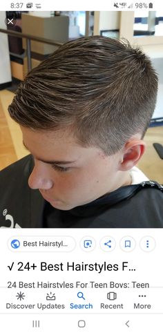 Boy Hair Cuts, Young Mens Hairstyles, Boys Fade Haircut, Teen Haircuts, Young Men Haircuts, Teen Boy Haircut, Boy Haircuts Short, Cool Boys Haircuts