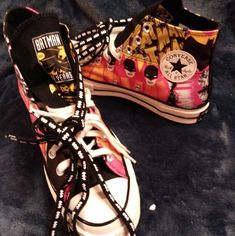 Nwot Size 9 Black/Yellow/ Pink Batman Sneakers Comes With 2 Laces Fast Shipping Batman Sneakers, Pink Batman, Converse Chuck, Converse Shoes, Chuck Taylor, Mens Shoes Sneakers, Black N Yellow, Chuck Taylors, Pink Black