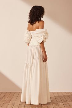 Maiori Contour Ruched Maxi Dress | Ivory | Dresses | Shona Joy – Shona Joy International Ruched Maxi Dress, Shona Joy, Gathered Sleeves, Ivory Dresses, Ruched Bodice, Best Practices, Drop Waist, Cotton Poplin, Ankara