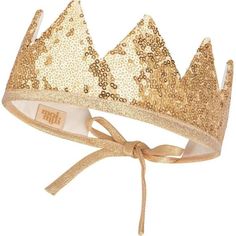 Fairy-Tale Sequins Crown, Gold - Moi Mili Pretend Play, Play Tents & Vanities | Maisonette Whimsical Tall Crown For Parties, Whimsical Tall Crown Costume Hat For Party, Fantasy Crown For Costume Party, Adjustable Crown Costume Accessories For Party, Fantasy Crown Costume Accessories For Costume Party, Princess Crown With Adjustable Tall Crown, Tall Crown For Halloween Costume Party, Whimsical Gold Crown For Party, Adjustable Crown Costume Hat For Party