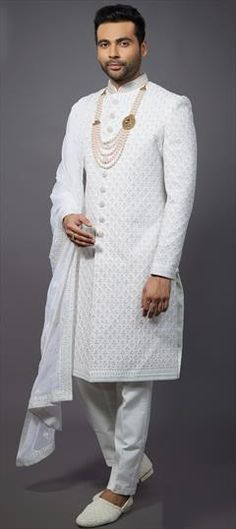 Wedding Sherwani: Buy Indian men’s sherwani | IndianWeddingSaree Groom Sherwani Indian Latest, White Sherwani, Blue Sherwani, Indian Groom Wear, Indian Men, Wedding Sherwani, Bridal Lehengas, Indian Groom, Indian Man