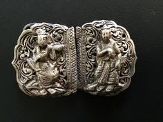 This is a invaluable Indian silver buckle which is over 100 years old. Vintage Silver Rectangular Belt Buckles, Antique Silver Collectible Belt Buckles, Antique Silver Belt Buckles For Collectibles, Antique Silver Belt Buckles Collectible, Vintage Silver Engraved Belt Buckle, Suspender Belt, 100 Years, Belt Buckles, Antique Silver