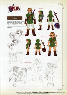 the legend of zelda character sheet for an upcoming nintendo wii game, link link link link link link link link link link link link link link link link link link link link link link link link link link