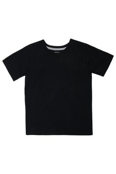 PRICES MAY VARY. 100 percent cotton jersey Crewneck Short sleeve 1X1 rib collar Weave type: Knit Unisex Black T-shirt For Everyday, Black Crew Neck Top With Ribbed Collar, Solid Color Top With Ribbed Collar And Crew Neck, Basic Short Sleeve T-shirt With Ribbed Neckline, Casual Black T-shirt With Ribbed Neckline, Cotton Tops With Ribbed Crew Neck, Black Tops With Ribbed Neckline For Everyday, Cotton Crew Neck T-shirt With Ribbed Collar, Cotton Short Sleeve T-shirt With Ribbed Collar