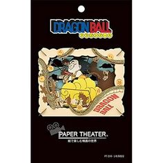 an image of paper theater with cartoon characters on it's back and the title dragon ball