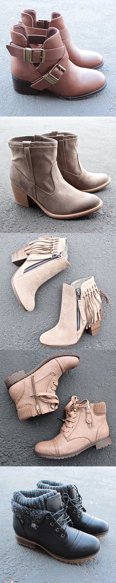 cut out booties, fringe booties, sweater booties & all thing ankle boots - our new obsession! Check out our boot selection at http://www.shophearts.com Booties Sweater, Sweater Booties, The Cardigans, Fringe Booties, Mode Boho, Fringe Boots, Cute Boots, The Perfect Guy, Crazy Shoes