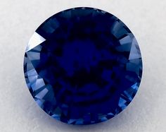 This 1.20 Round Blue Sapphire is sold exclusively by Blue Nile Blue Nile, Natural Blue Sapphire, 2 Carat, Blue Sapphire, Sapphire, Gemstones, Blue, Nature