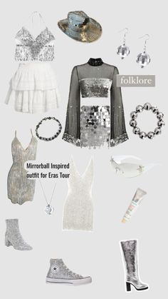 Eras Tour Fits Folklore, Eras Tour Outfits Inspo Folklore, Folklore Mirrorball Outfit, Folklore Inspired Outfits Eras Tour, Folklore Taylor Swift Eras Tour Outfit, Era Tour Outfits Folklore, Taylor Swift Tour Outfits Ideas Folklore, Ears Tour Outfit Ideas Folklore, Mirrorball Inspired Outfit