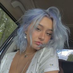 Light Blue Hair, Dying Hair, Hair Dye Colors, Dye My Hair, Hair Inspiration Color, Hair Inspo Color, Cool Hair Color, Dream Hair, Aesthetic Hair