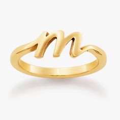 Very Pretty, Popular Script Initial M Ring In 14kt Yellow Gold, By James Avery In Size 8. Has Been Worn But Polished By Professional Jeweler And Looks Brand New. Can Always Be Resized To A Different Finger Size By James Avery, Or A Jeweler. Retails For $340 New From James Avery. This Script Initial Ring Is Beautiful When Worn As A Single Initial, But Also Works Beautifully Stacked With Others To Form Monograms, Abbreviations And Words. This Initial Ring, Available In Sterling Silver Or 14k Gold, Modern 14k Gold Initial Ring For Anniversary, Modern Yellow Gold Initial Ring For Anniversary, Anniversary Yellow Gold Initial Ring With Polished Finish, Formal 14k Stamped Initial Ring, Anniversary Yellow Gold Initial Ring In Fine Jewelry Style, Anniversary Fine Jewelry Yellow Gold Initial Ring, Fine Jewelry Yellow Gold Initial Ring For Anniversary, Anniversary Yellow Gold Initial Ring Fine Jewelry, M Ring