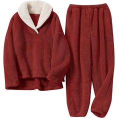 -Fuzzy Fluffy Loungewear Setthese Fleece Lounge Sets For Women Have A Warm Long Fleece Look With Simple Solid Color, Overall Looks Very Comfortable And Cute Like A Bunny. Turned Out White Collar And V-Neckline Design To This Womens Fleece Pajamas Set Brings A Rather Novel Accent. -High Quality Materialour Women' S Fluffy Pajamas Set Made Of High Quality Cotton And Polyester. Durable And Lint-Free. Soft Polyester And Spandex Lightweight Fabric That Feels As Smooth And Light As Air On Your Skin An Costume Gris, Purple Pajamas, Warm Pajamas, Homewear Woman, Sleepwear Fashion, Satin Sleepwear, Pajama Suit, Flannel Pajama Sets, Winter Pajamas