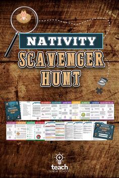 Nativity Scavenger Hunt Nativity Scavenger Hunt, Childrens Ministry Christmas, Printable Nativity, Nativity Activity, Biblical Christmas, School Scavenger Hunt, Escape Room For Kids, Kids Sunday School Lessons