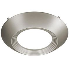 an image of a round light fixture on a white background for use in commercial lighting