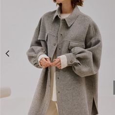 Gray Color Women’s Nap Brand Retail Price$259 Cashmere Jacket, Photography Poses, Gray Color, Cashmere, Jackets & Coats, Jackets For Women, Womens Sizes, Size Medium, Wool