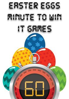 Easter Eggs Minute to Win It Games Church Games For Kids, Camp Plans, Easter Candy Bar, Childrens Ministry Deals, Easter Games For Kids, Sunday School Games, Church Games, Children Church, Event Posters