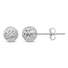 Dynamic diamond-cut patterns embellish the circumference of these striking women's ball stud earrings. Fashioned in 14K white gold, the earrings secure in place with friction backs. Jared Diamond, Ball Stud Earrings, Yellow Diamonds, Jared The Galleria Of Jewelry, Womens Earrings Studs, Yellow Diamond, 1 Carat, Diamond Earrings Studs, Diamond Cut