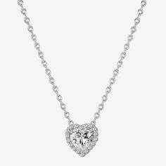 White Gold Heart Halo, Gold Necklace For Women, Halo Necklace, Round Solitaire, Boot Jewelry, Jewelry Accessories Ideas, Classic Necklace, Gold Necklace Women, Solitaire Pendant