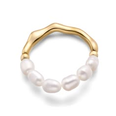 PRICES MAY VARY. 💖【Material】- Duahappy Stretchy Beaded Pearl Rings are crafted from high-quality white freshwater pearls materials and 16K real gold plated, and the diameter of the ring can be adjusted to suit most fingers. 💖【Excellent Design】- Pearl stands for GENTLE and BEAUTY, Metal means FREEDOM & FASHION. Half freshwater pearl & half 16K real gold plated brass ring meets all your needs in any occasion. 💖【Natural Pearl Ring】- Duahappy pearl ring features a high grade genuine freshwater pe Rings Cute, Natural Pearl Ring, Cats Eye Ring, Xmas Wishlist, Silver Pearl Ring, Pearl Rings, Freshwater Pearl Ring, White Freshwater Pearl, Eye Ring