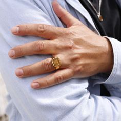 We are introducing our stunning Ray Tiger's Eye Large Square Signet Ring, a blend of timeless elegance and modern style. This bold ring features a captivating Tiger's Eye gemstone, known as the "Stone of Courage," radiating with golden-brown brilliance. DETAILS Stone: Tiger's Eye Material: Sterling Silver 925 and Gold Vermeil If you would like to wear this ring as a wedding band, we can make it in solid gold. For any questions, send a message for a quotation. It comes with a 1-year guarantee and Modern Engraved Open Initial Ring, Modern Tarnish Resistant Promise Ring Jewelry, Modern Jewelry With Polished Finish For Promise Ring, Modern Tarnish Resistant Signet Ring Gift, Modern Polished Diamond Ring For Gift, Modern Polished Jewelry For Promise Ring, Modern Yellow Gold Hallmarked Initial Ring, Modern Yellow Gold Initial Ring For Anniversary, Modern Hallmarked Yellow Gold Initial Ring