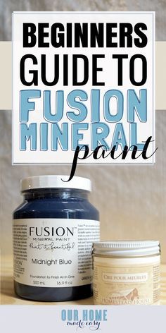 the beginner's guide to fuson mineral paint