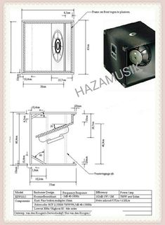 the drawing shows an electronic device and its components, including a box with a door