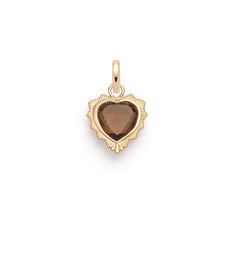 Description Handcrafted in 18 karat Yellow Gold, this Champagne Citrine Gemstone Heart symbolizes Love. True Love binds the heart forever... The heart is love. When we open ours, we connect with others. But first, we must connect with ourselves. Details Handcrafted in 18-karat gold Medallion Measures: 15.5mm tall Smoky Quartz weight: 3.68 ct Annex Link measures: 6.5 mm wide x 9mm tall Available in Garnet, Champagne Citrine, Green Prasiolite, London Blue Topaz, and Smokey Topaz. Includes Pave or Diamond Symbol, Smokey Topaz, Gold Medallion, Heart Gemstone, Gold Piece, Citrine Gemstone, Enamel Jewelry, London Blue Topaz, London Blue