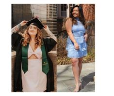 What To Wear Under Graduation Gown, Plus Size Graduation Dress, Outfits For Italy Summer, Spring Graduation Dress, Graduation Dress Plus Size