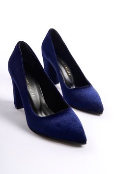 Blue Velvet Heels, Blue Velvet Shoes, Navy Blue Bridal Shoes, Blue High Heels, Blue Wedding Shoes, Dark Blue Block Heels, Ankle Bride Heels

As Eleanor Louise, we stand out with our Navy Velvet heeled shoes that combine style and comfort. Specifically designed for brides, these shoes are crafted with high-quality materials.

• Made from Navy Velvet and Premium Vegan Leather, our shoes are equipped with an ankle strap that provides comfort throughout the day.

• Completing your style and boosting your confidence is the most elegant way! Navy Velvet 3.15-inch (8 cm) high-heeled shoes offer elegance and chicness with every step. Whether it's for daily wear or a special event, these shoes not only add height but also provide a sophisticated touch to your style. Blue Pointed Toe Wedding Shoes For Party, Blue Low Heel Court Shoes For Party, Fitted Blue Low Heel Heels, Blue High Heel Court Shoes For Party, Blue Round Toe Court Shoes For Party, Blue Party Court Shoes With Round Toe, Blue Pointed Toe Wedding Shoes With 4-inch Heel, Blue Wedding Shoes With 4-inch Heel And Pointed Toe, Elegant Royal Blue High Heels