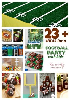 football party ideas and crafts for kids