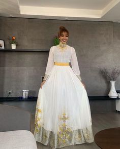 Classy Habesha Dress Handwoven Habesha Kemis Beautiful Habesha Libs Eritrean Dress ሀበሻ ቀሚስ ሀበሻ ልብስ Bollywood Style Maxi Dress For Traditional Ceremonies, Traditional Embroidered Cutdana Wedding Dress, Traditional Wedding Embroidered Dress With Cutdana, Traditional Embroidered Wedding Dress With Cutdana, Traditional Embroidered Maxi Dress For Diwali, White Zari Work Dress For Traditional Ceremonies, Anarkali Style Long Sleeve Maxi Dress For Traditional Ceremonies, White Dress With Zari Work For Traditional Ceremonies, White Cutdana Dress For Traditional Ceremonies