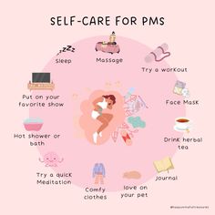 Here are some self-care ideas during PMS. The most important tip for women during PMS is to be kind to themselves. #PMS #womenshealthtips #selfcaretips #mentalhealth Self Care On Period, Self Care During Period, Holistic Clothing, Period Self Care Routine, Period Self Care, Premenstrual Symptoms, Herbal Bath Tea, Healthy Period, Period Care