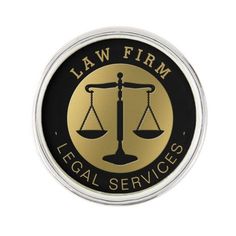 Perfect gift for lawyers, attorneys and other legal professions. Personalized with your information. Classic Black Pins For Gifts, Classic Silver Lapel Pin For Business, Classic Black Lapel Pin For Formal Occasions, Law Firm Logo Design, Law Firm Logo, Effective Presentation, Navajo White, Ganpati Decoration Design, Law And Justice