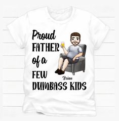 A personalized Father's Day t-shirt is a great gift choice for your Father. Life is better with funny father Tshirt PREVIEW: Choose a number of friends, custom their skin colors, appearances, and names, finally click [Preview] to see preview ❤️. Please double-check your options before purchasing. Our Products: This is a customized product with a customized design Available in sizes S-5XL, unisex sizing Tearaway label Laundry guide: Cold Hand Wash Features: T-shirt: This 6.0 oz ultra cotton t-shi Laundry Guide, Skin Colors, Father's Day T Shirts, Gift For Dad, Basic Tee, Personalised Kids, Personalized T Shirts, Skin Color, 50 50