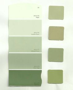 some green paint samples are on the page and there is an ad for them to be posted