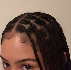 No Weave Box Braids, Long Flat Twist Hairstyles, Edge Protecting Styles, Plats Braids For Woman, Braids With Own Hair, Flat Box Braids, Braid Back Hairstyles, Hair Parting For Braids, Black Hair Braids Styles