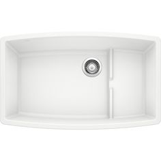 an image of a white kitchen sink