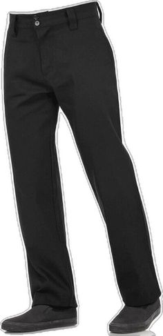 Black Full Length Cotton Work Pants, Black Bottoms With Pockets And Standard Cut Leg, Black Work Pants With Pockets, Black Cotton Bottoms With Standard Cut Leg, Busy Kitchen, Chef Pants, Chef Uniform, The Chef, Mens Essentials