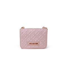 Love Moschino  Women Bag - pink Cool Bags, Moschino Bag, Moschino Bags, Gold Heart Studs, Womens Bag, Pink Pattern, Black Purses, Pocket Bag, Love Moschino