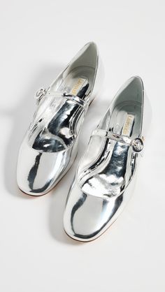 Larroude Blair Ballet Flats | Shopbop Classic Patent Leather Mary Janes With Almond Toe, Classic Patent Leather Mary Janes With Low Heel, Pointed Toe Patent Leather Mary Janes With Leather Sole, Classic Patent Leather Mary Janes With Flat Heel, Classic Patent Leather Mary Janes With Closed Toe, Classic Round Toe Mary Janes For Party, Classic Mary Janes With Round Toe For Parties, Formal Patent Leather Mary Janes With Low Heel, Modern Mary Janes With Leather Sole For Formal Occasions