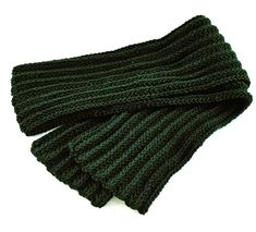 Handmade Crochet Scarf Warm Winter Ribbed Knit Scarf. Dark green colored scarf. Cozy and stylish, you'll look great in this warm winter scarf while walking, playing, or just taking in the scenery in a winter wonderland.            *100% acrylic yarn Dark Green Scarf Crochet, Green Acrylic Scarves For Winter, Green Acrylic Yarn Scarf For Winter, Green Acrylic Yarn Scarves For Winter, Green Cozy Winter Scarves, Cozy Green Winter Scarves, Green Knitted Scarf For Winter, Winter Knit Scarves For Cold Weather, Green Knitted Scarf One Size