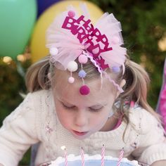 Celebrate! It's your birthday! This perfect Happy Birthday headband features a large puff of gathered tulle with pom poms strings and zigzag trim cascading from the center. Pom Poms surround the large Happy Birthday lettering creating the perfect headband to celebrate with. Recommended for ages 3+ Happy Birthday Headband, Target Hair Products, Birthday Headband, Happy Birthday Lettering, Birthday Hair, Party Headband, Birthday Letters, Special Kids, Small Boutique