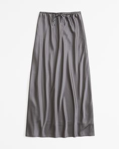 Women's Mid Rise Satin Maxi Skirt | Women's Bottoms | Abercrombie.com 2024 Clothes, Satin Maxi Skirt, Winter Shopping, Shopping Wishlist, Full Length Skirts, Womens Maxi Skirts, Women's Bottoms, Satin Maxi, Fall 2024