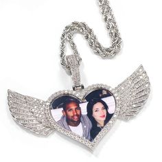 Capture your most cherished memories with our custom photo memory necklace. This beautiful necklace allows you to carry your loved ones with you wherever you go. Simply upload your favorite photo, and we will create a personalized necklace that is truly one-of-a-kind.  Made with high-quality materials and attention to detail, this necklace is the perfect way to keep your precious memories close to your heart. Whether it's a picture of a loved one, a special moment, or a cherished pet, this custo Customizable White Jewelry For Memorial, Customizable White Jewelry For Memorials, Customizable White Memorial Jewelry, Customized Jewelry Keepsake For Valentine's Day, Customized Jewelry For Valentine's Day Keepsake, Customizable Heart Necklace For Valentine's Day Keepsake, Customized Heart-shaped Jewelry For Memorial, Customizable Heart Pendant Necklace For Keepsakes, Customizable Heart Necklace For Keepsake